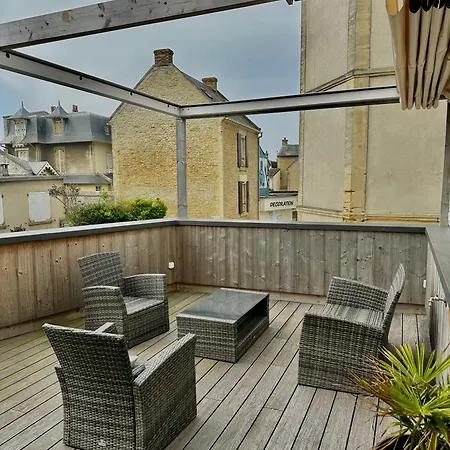 Lejlighed La Tourelle - Balcon Vue Et Terrasse Plein Sud Saint-Aubin-Sur-Mer (Calvados)