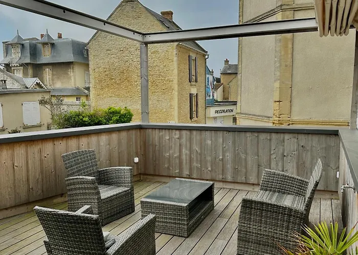 Appartamento La Tourelle - Balcon Vue Et Terrasse Plein Sud Saint-Aubin-Sur-Mer (Calvados)